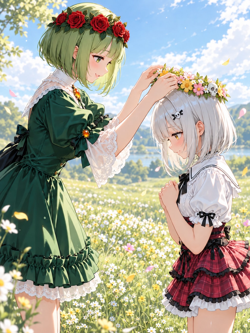 たまにはおめかし。