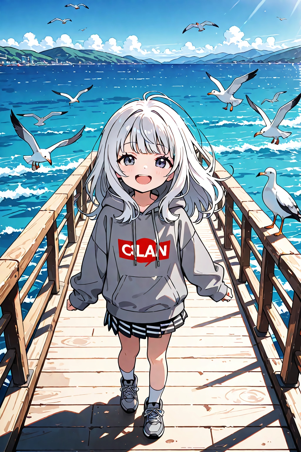 カモメの王様と真っ白な翼 | の人気AIイラスト・グラビア