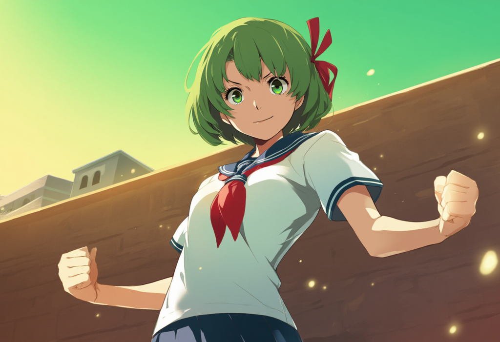元気いっぱい、ちよるちゃん