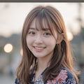 浴衣とポニーテール 2枚目