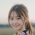 浴衣とポニーテール 6枚目
