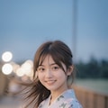 浴衣とポニーテール 9枚目