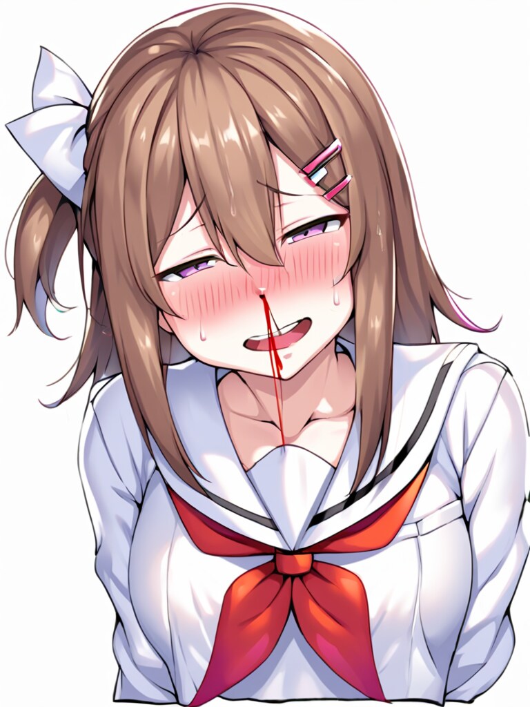 危ない女の子　（鼻血）