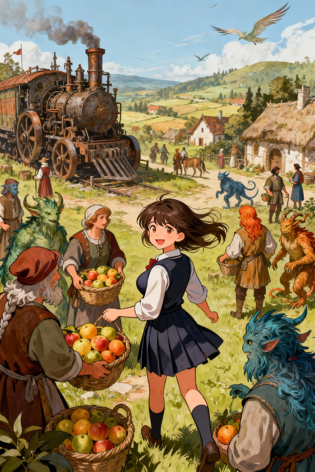 JKさんの異世界散歩（Seedream）