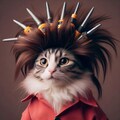 ドリルヘアーの猫 6枚目