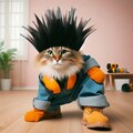 ドリルヘアーの猫 7枚目