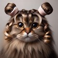 ドリルヘアーの猫 2枚目