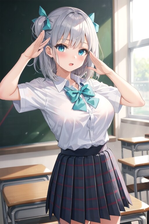やはり一回目は両手か