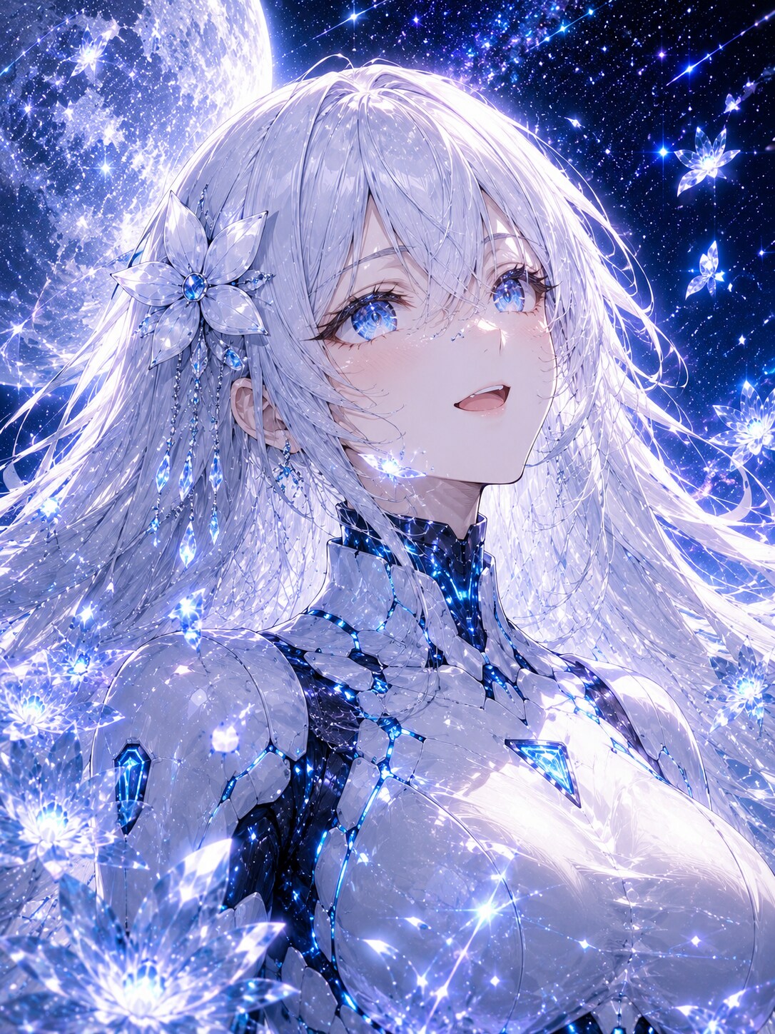 星海に咲く銀の花