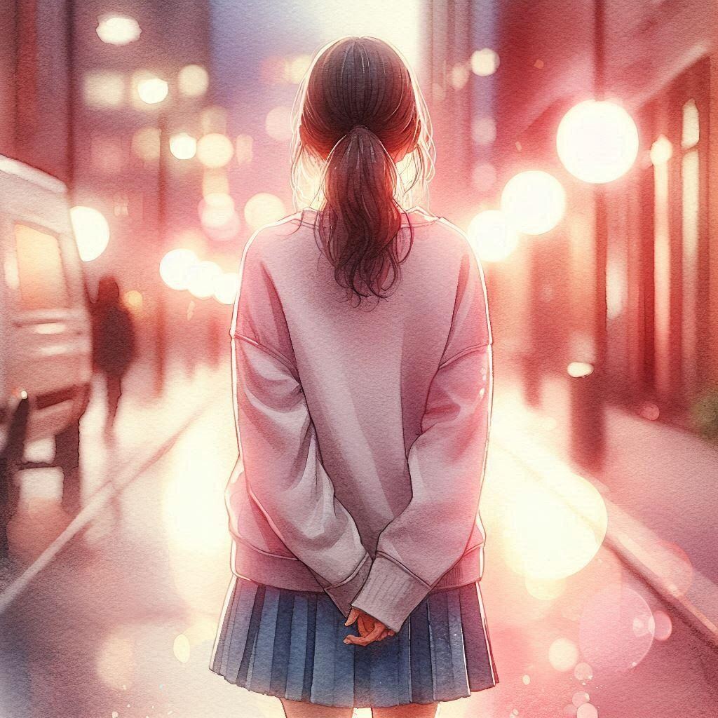 後ろ姿