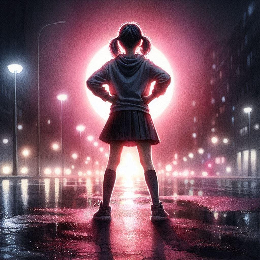 後ろ姿
