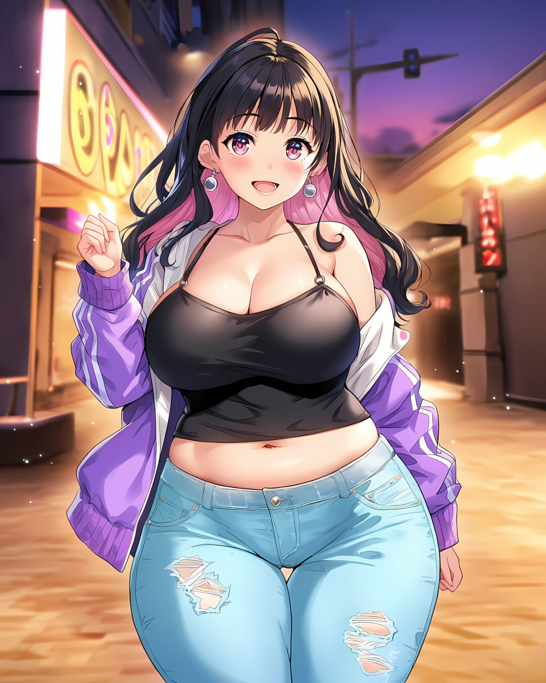 🌃スポーティMIXギャル✨リナの夜待ち合わせ
