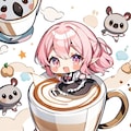 ピンク髪のエルフちゃんメイド 2枚目