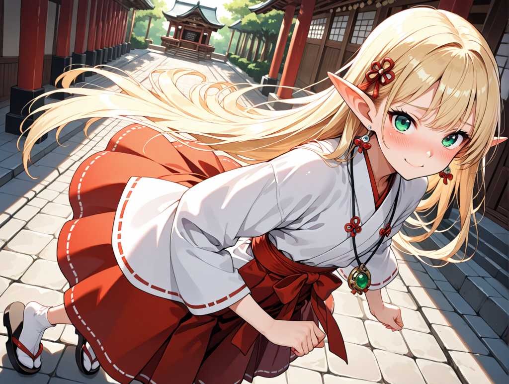 エルフ３の試着＃４