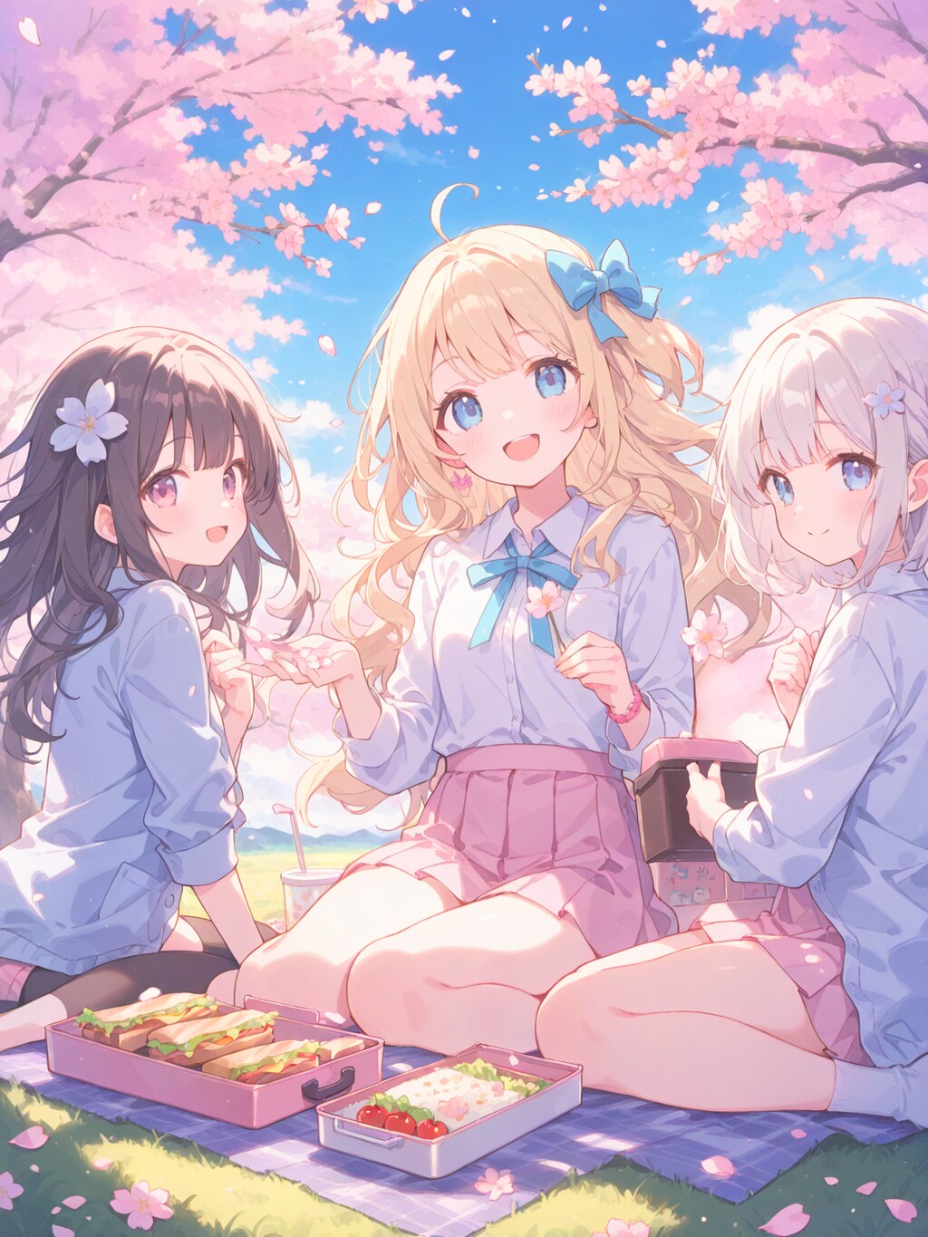 お花見ピクニック