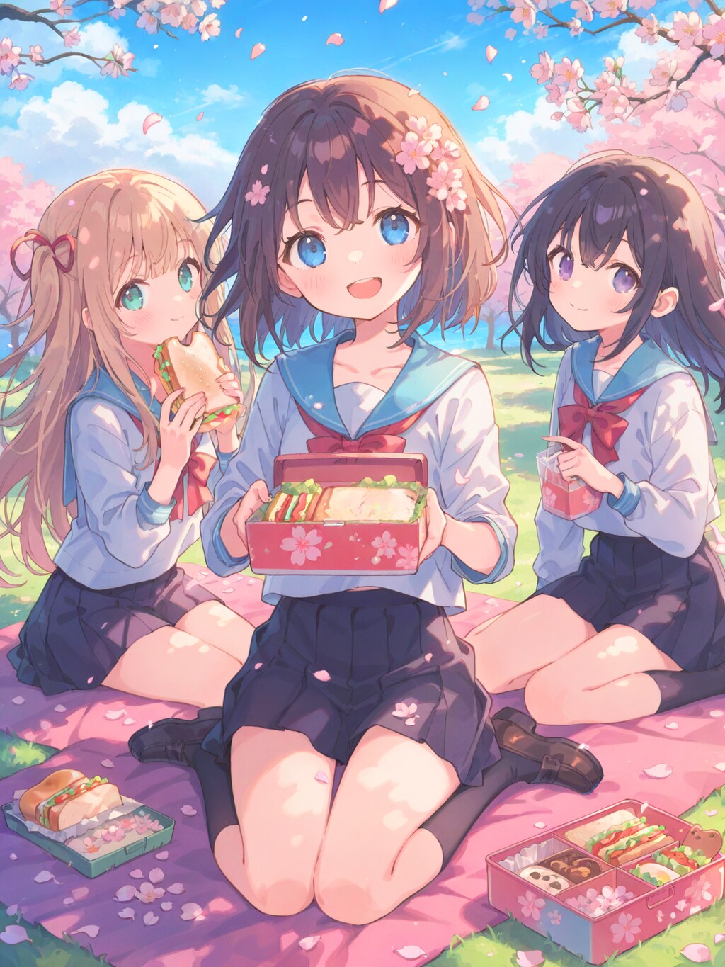 お花見ピクニック