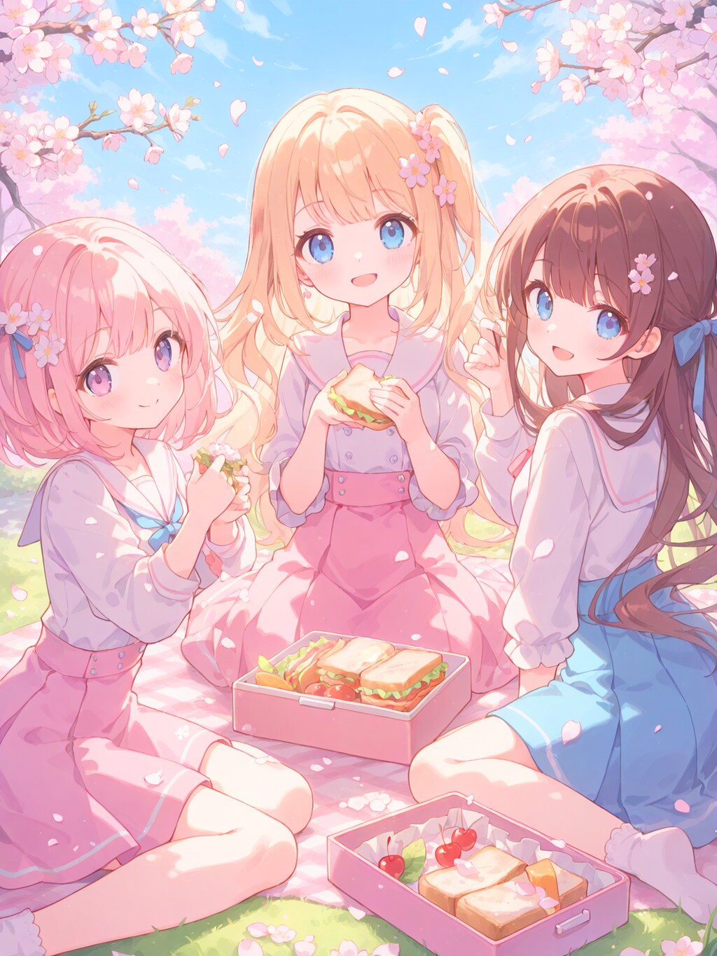 お花見ピクニック