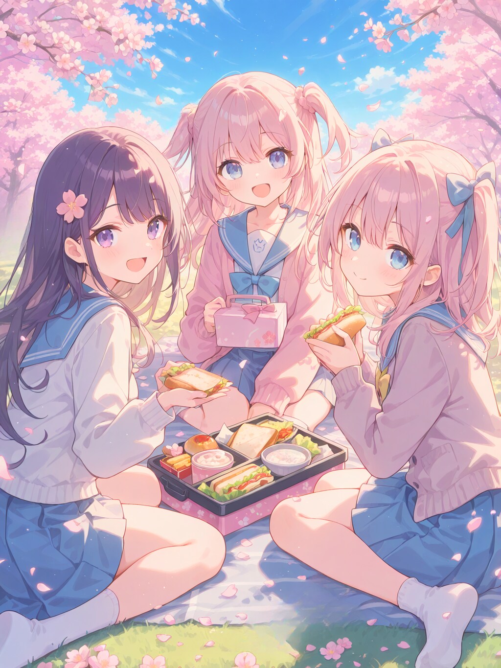 お花見ピクニック