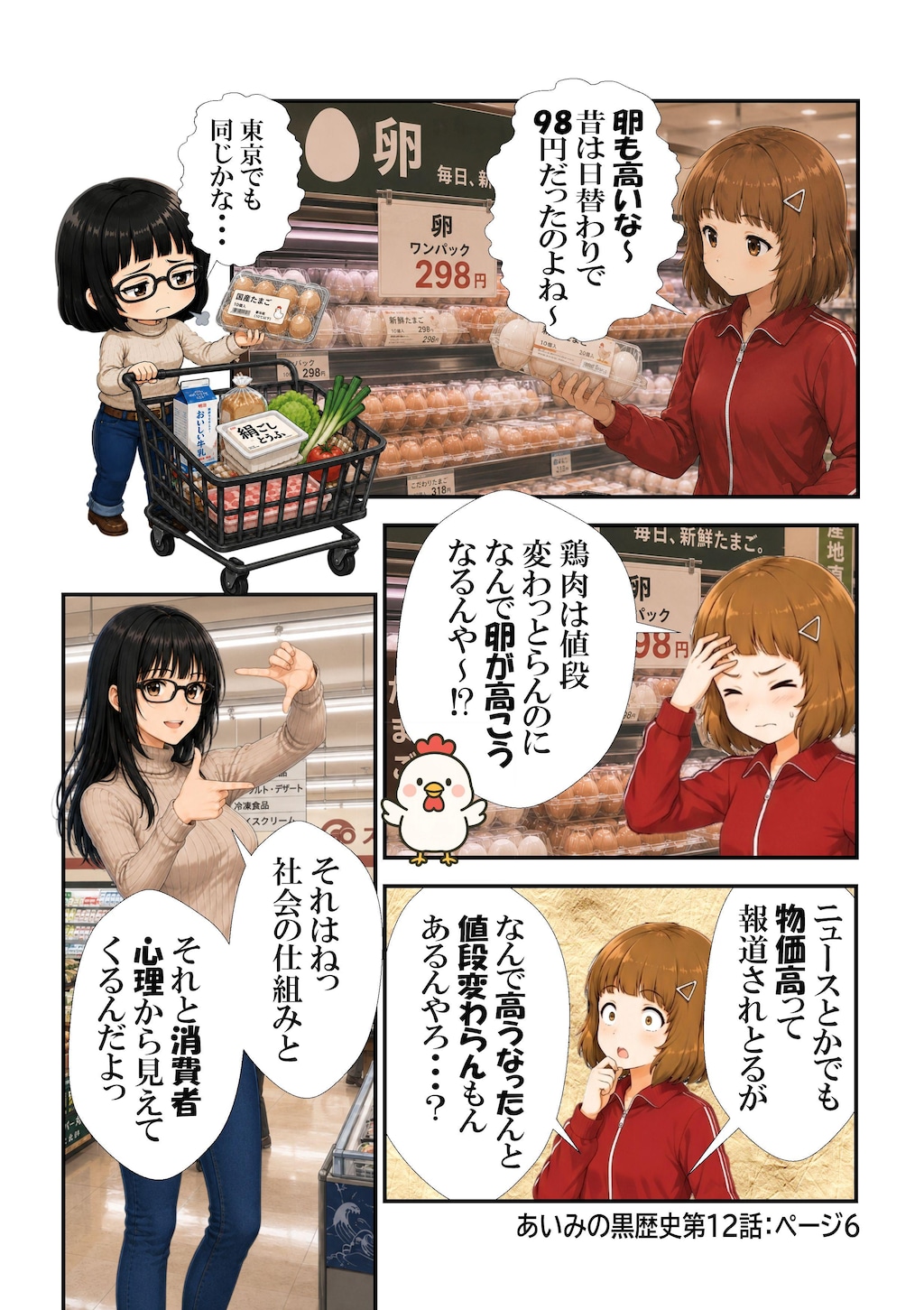 あいみのくろ歴史第１２話：バターを作ろう