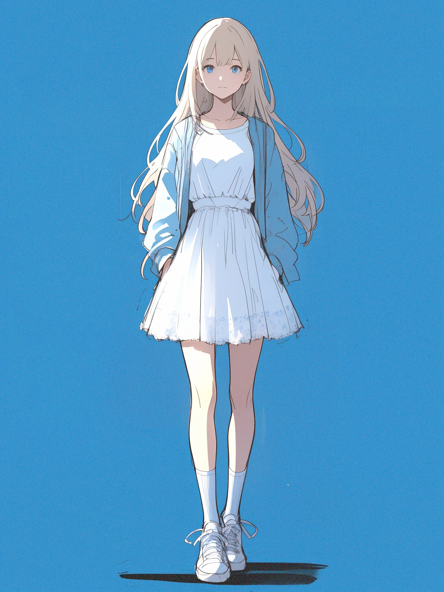 light blonde long hair | の人気AIイラスト・グラビア