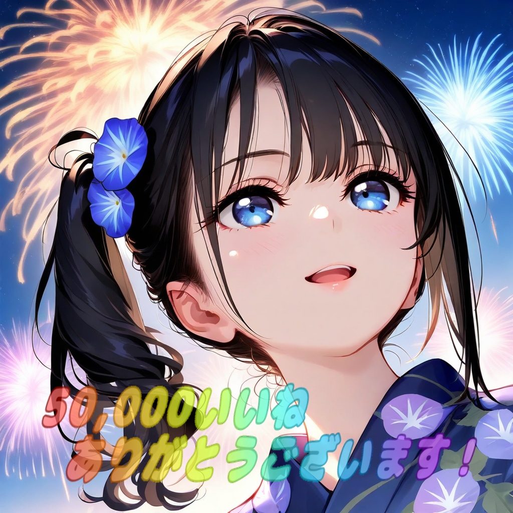 50000いいねありがとうございます