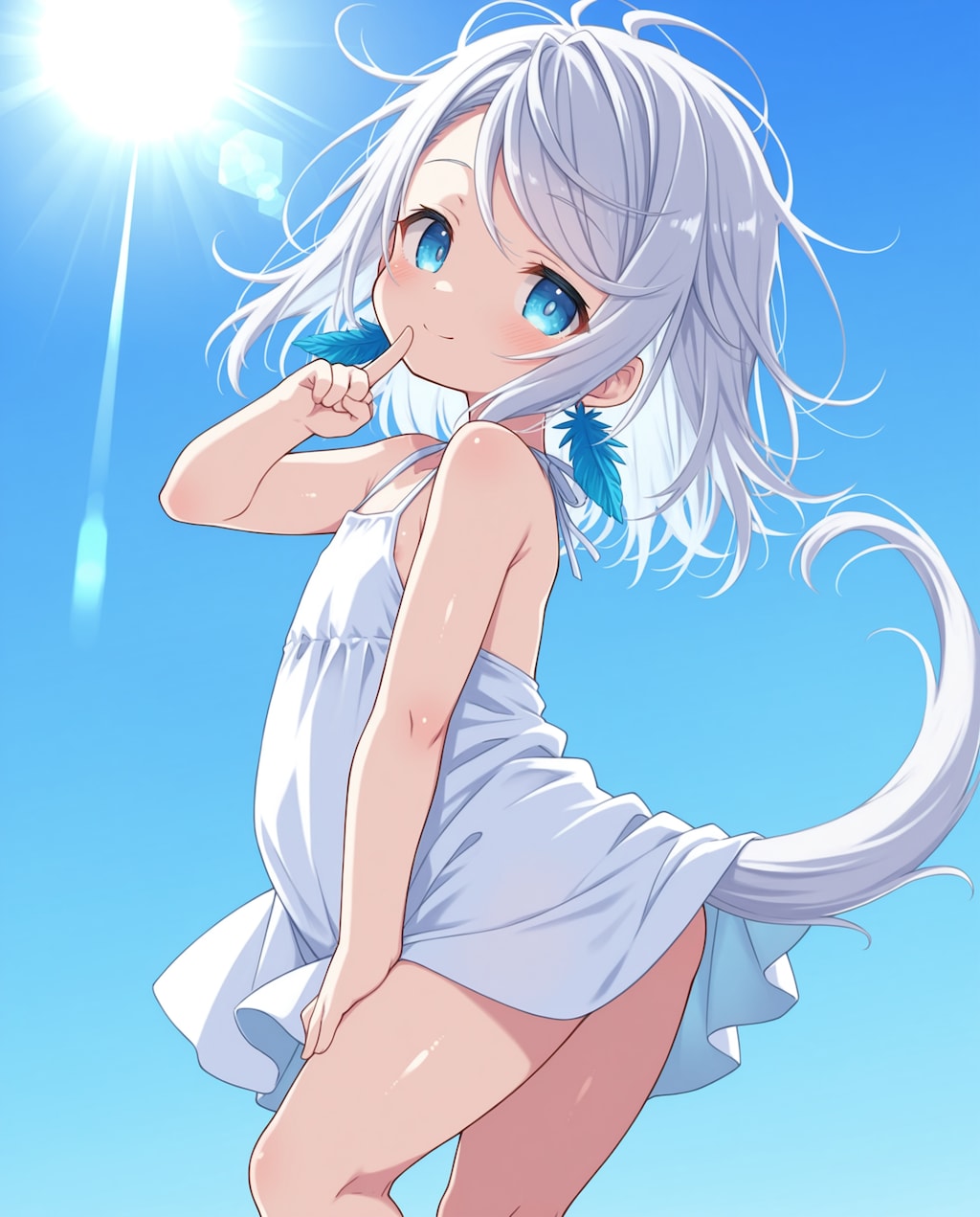 昨日きれいな巻雲が浮かんでいたので