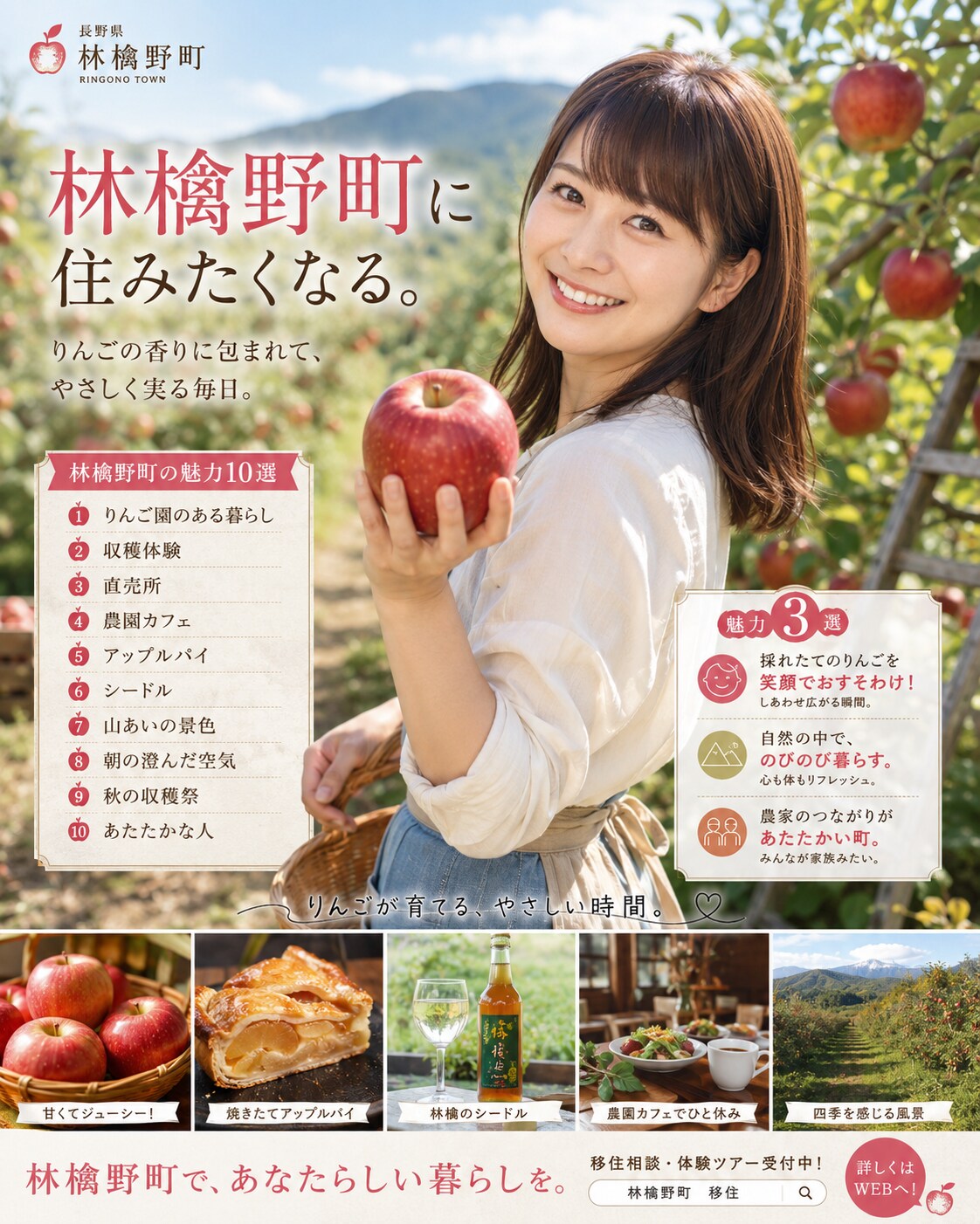 リンゴの街で暮らそう