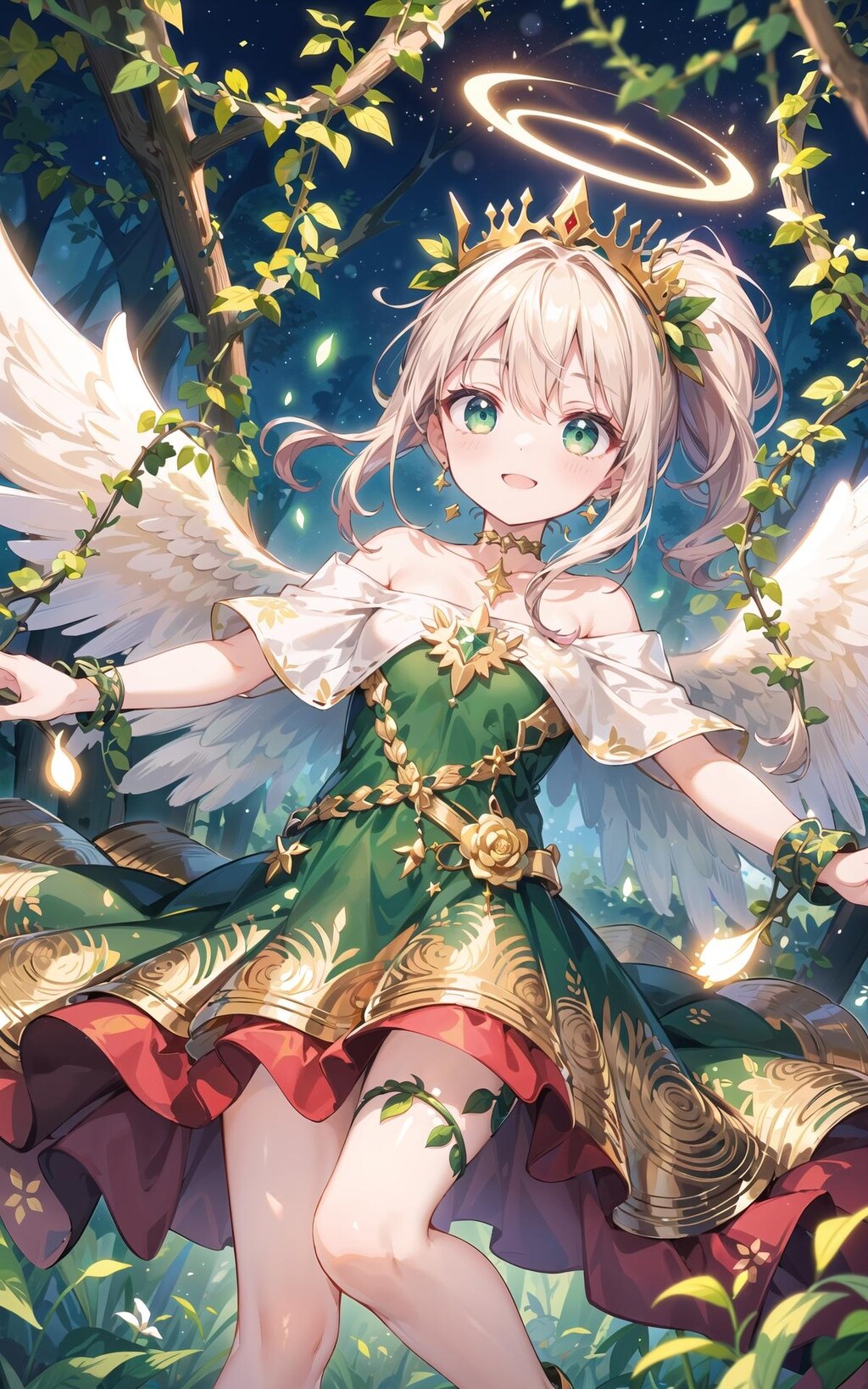 天使が舞い降りる森