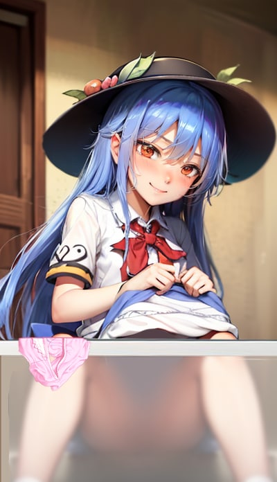 すりガラス越しのてんこちゃん