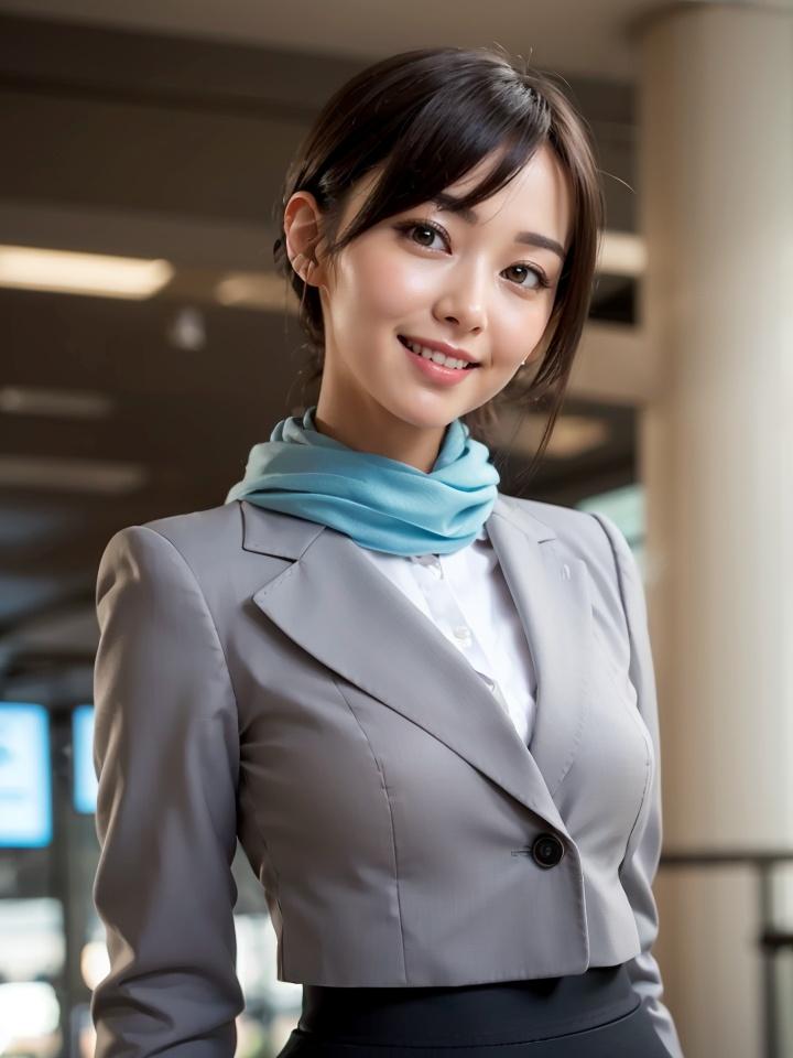 キャビンアテンダントの彼女