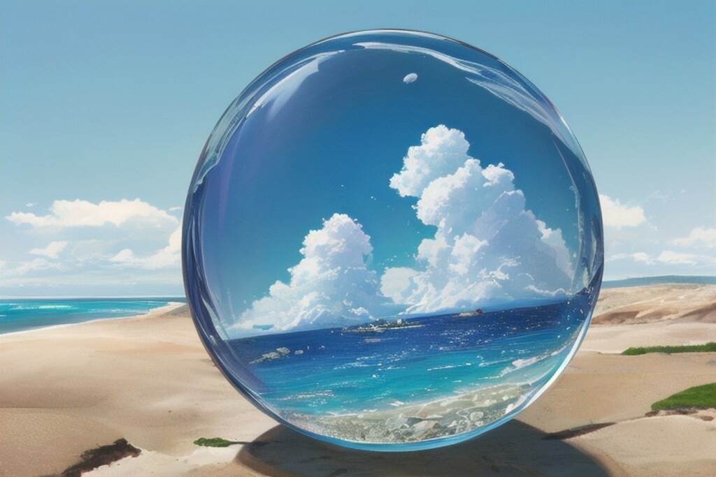 閉じ込めた海