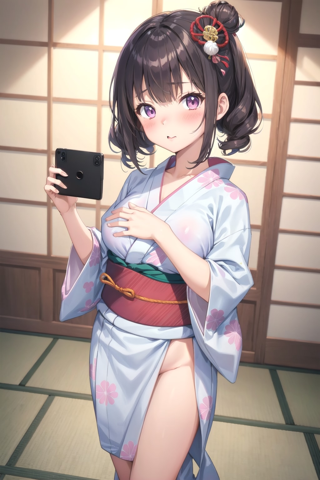 情事を感じるはだけ