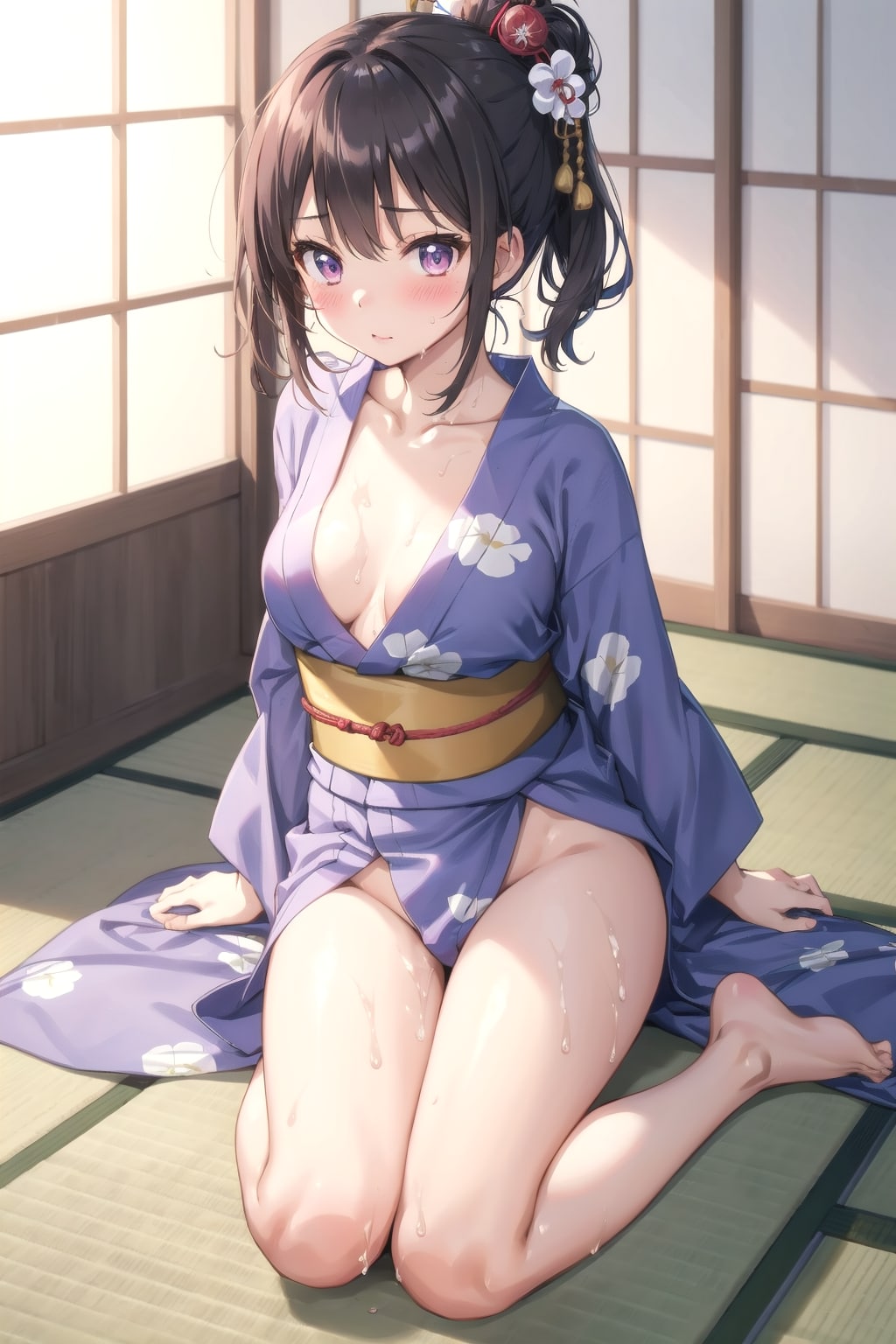 情事を感じるはだけ