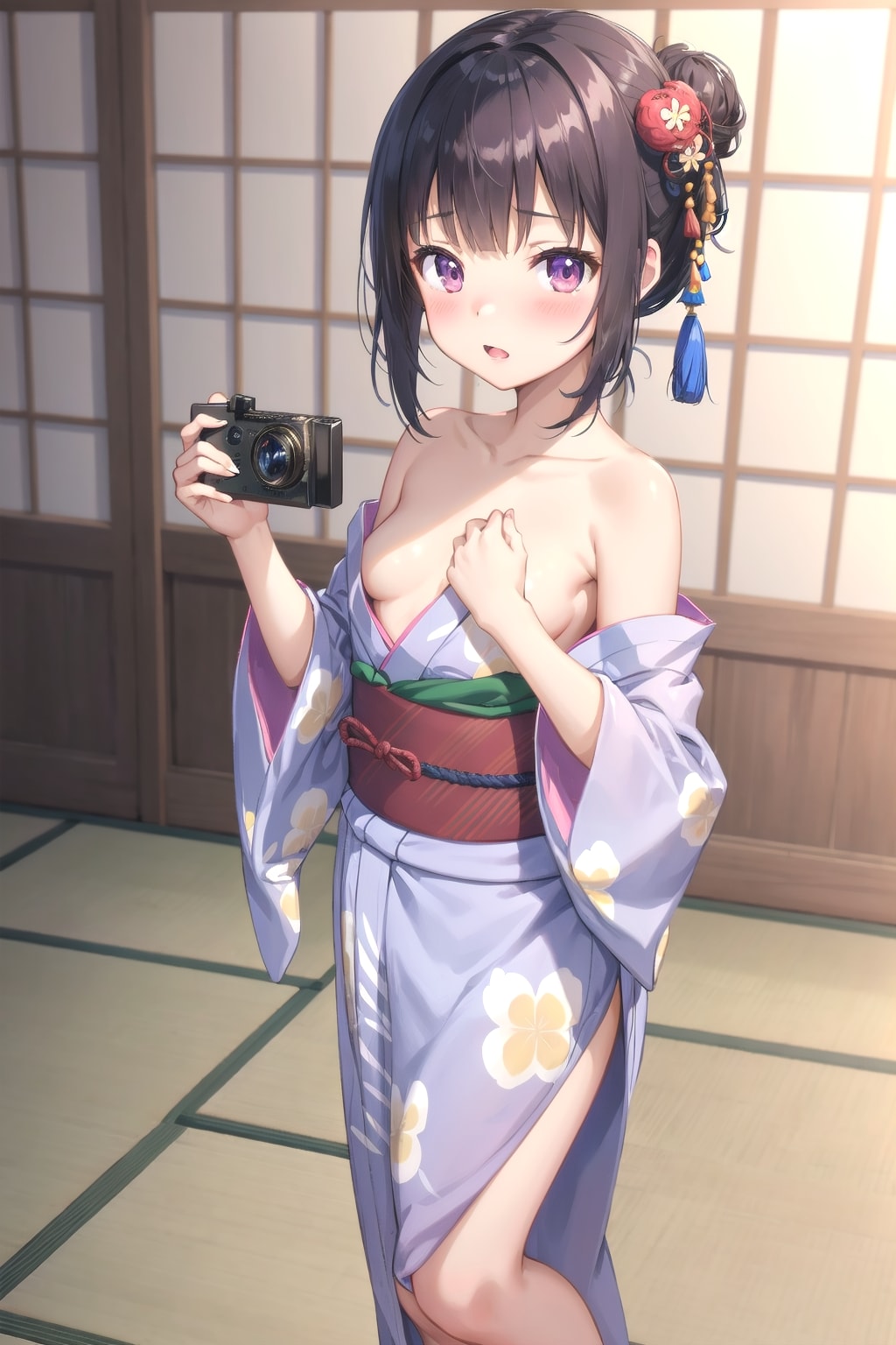情事を感じるはだけ