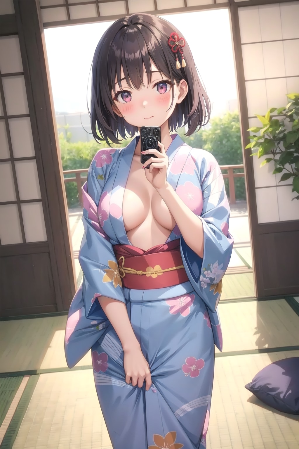 情事を感じるはだけ