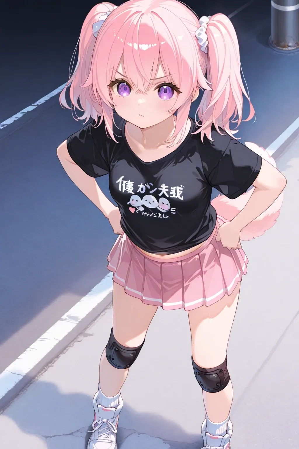 尻尾がある女の子