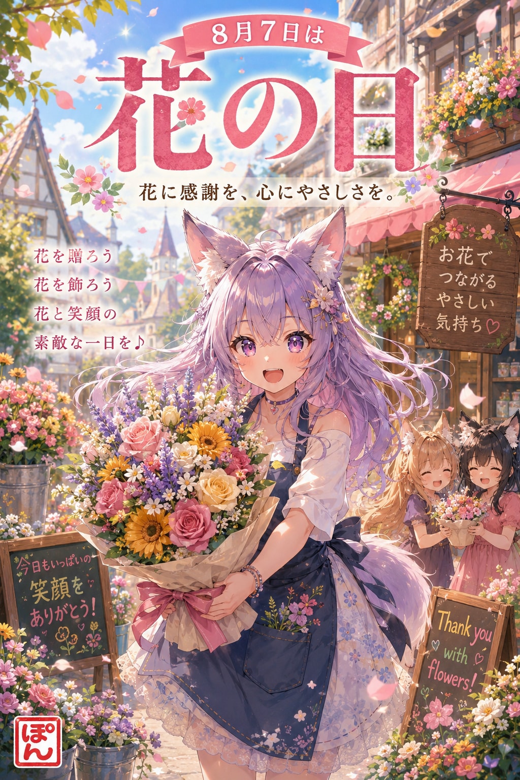 8月7日、花の日