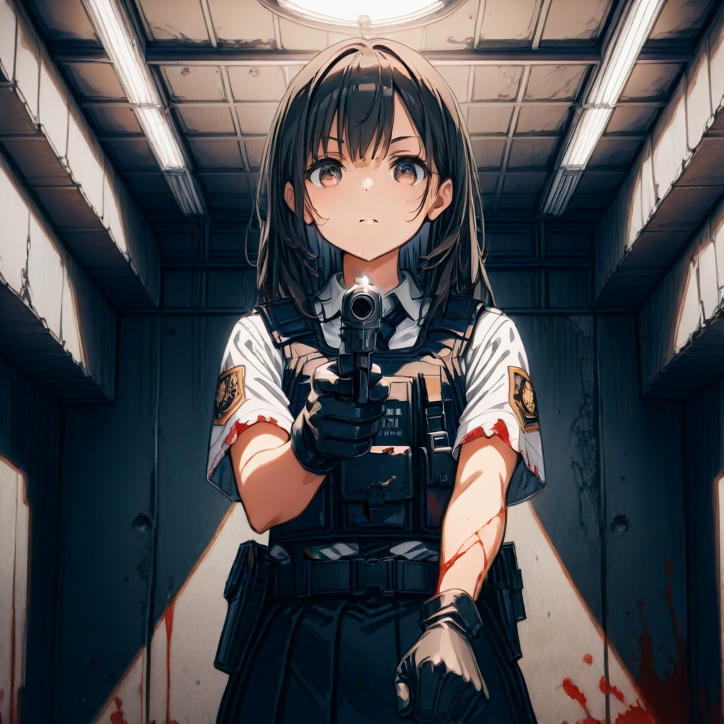 銃口 | の人気AIイラスト・グラビア