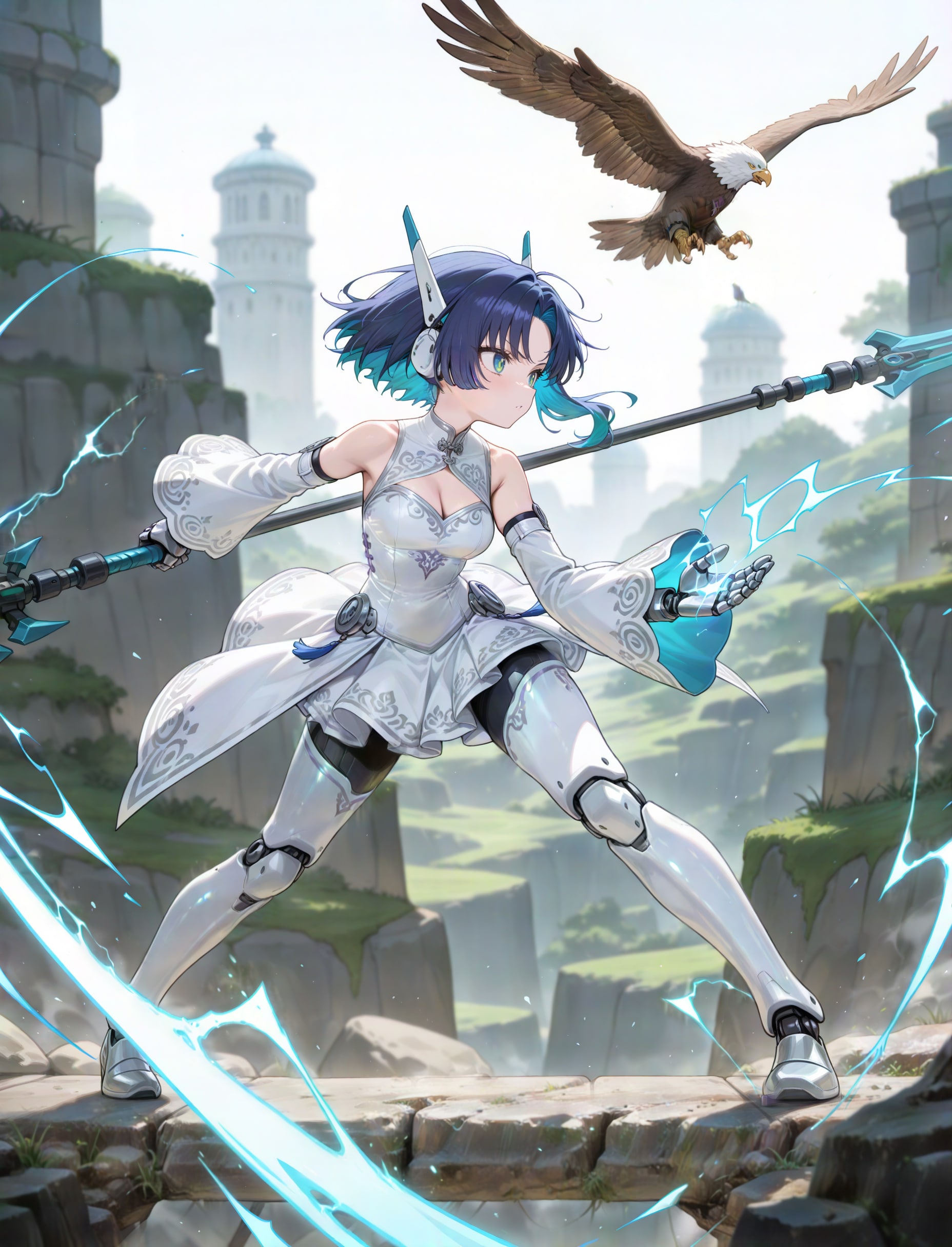 メカ少女（槍） | の人気AIイラスト・グラビア