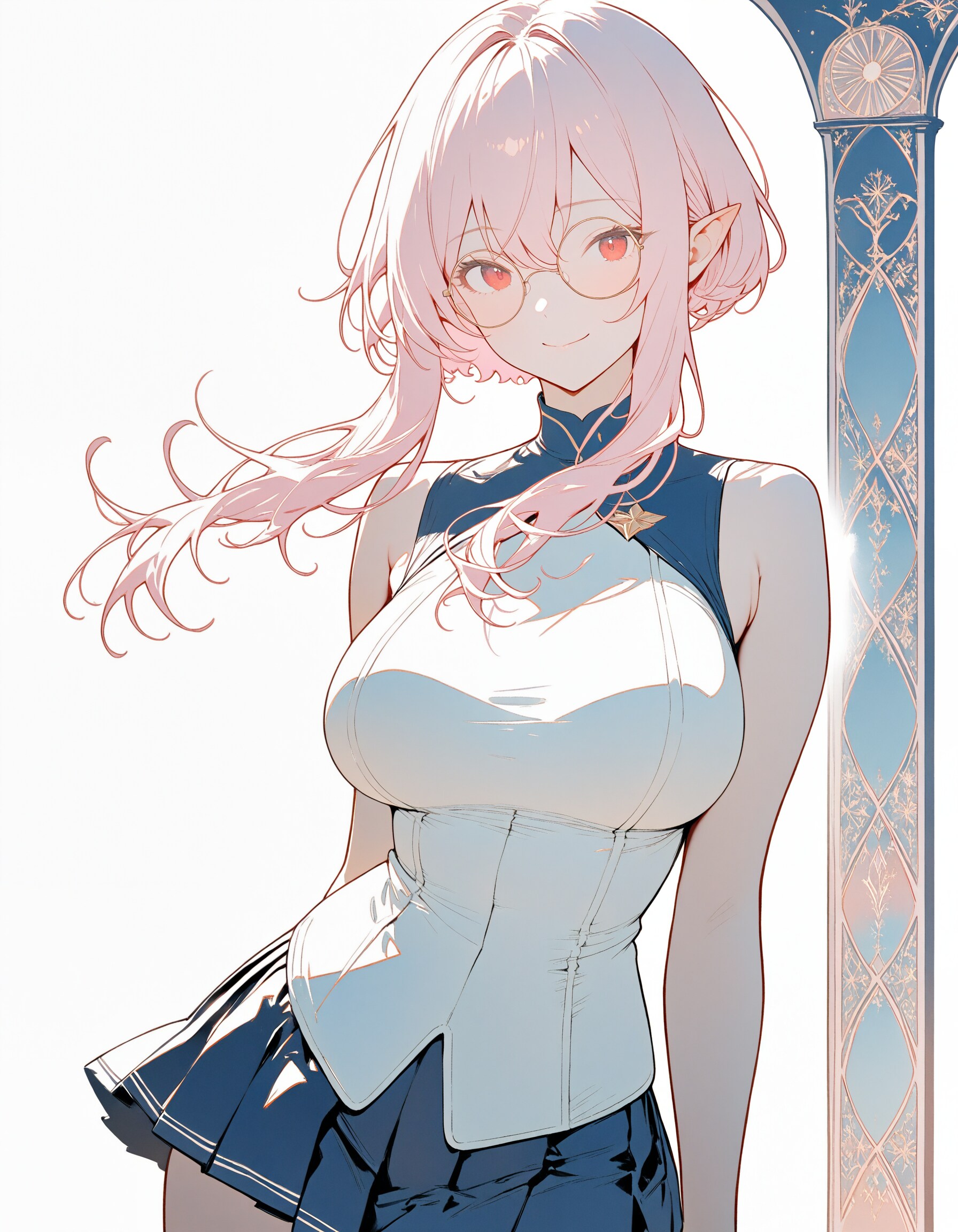 袖なし制服なMuaccaさんXL