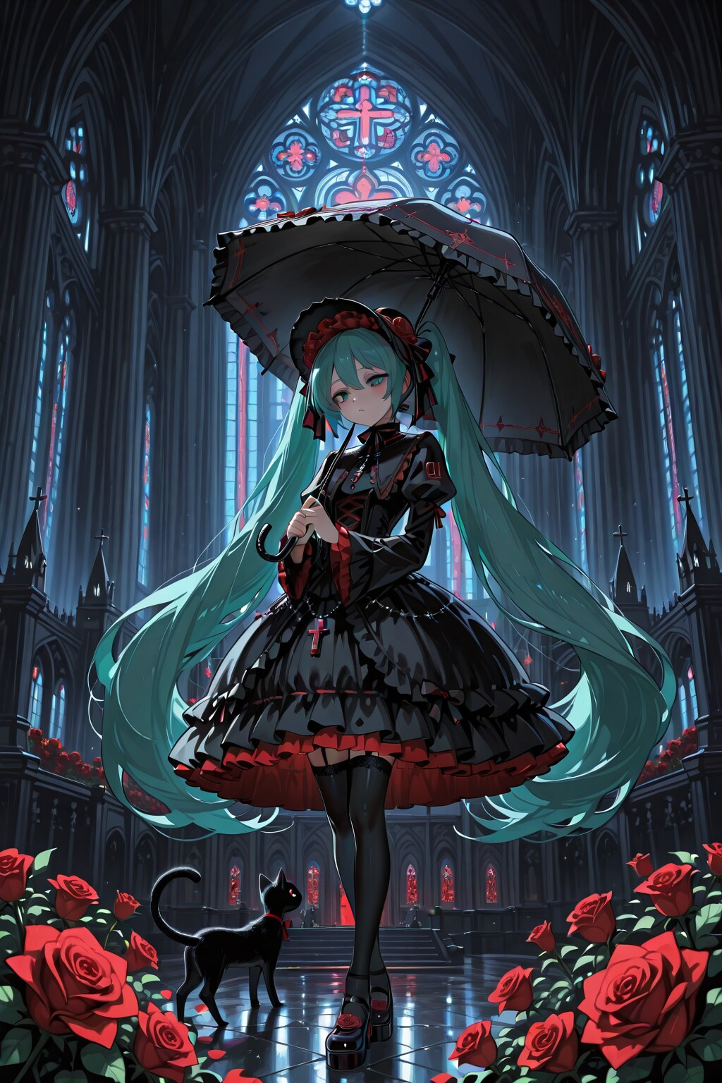 ECHIDNA 初音ミク 通常サイズ ゴスロリ