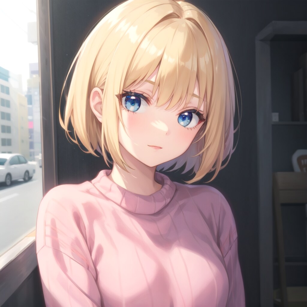 ちちぷいちゃん、ブロンド、青い目 | の人気AIイラスト・グラビア