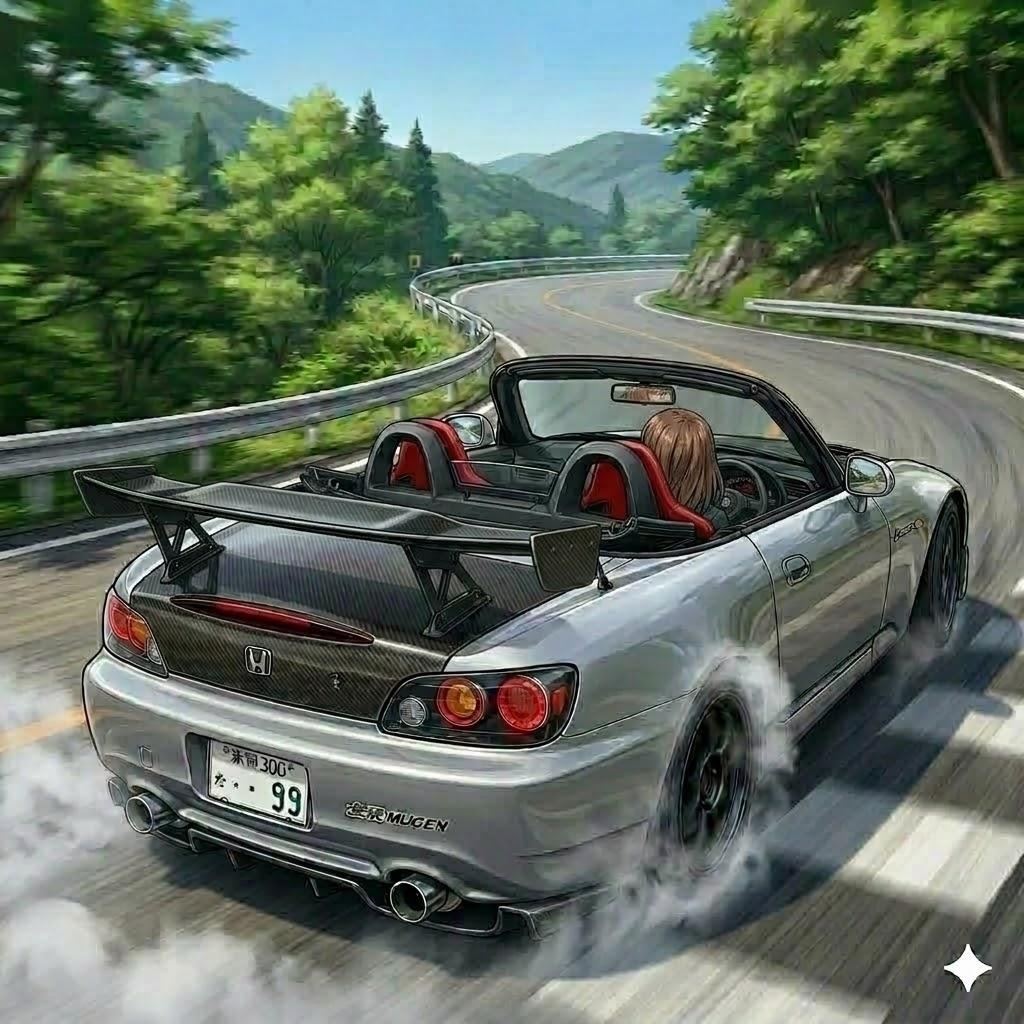 アキちゃんと八ヶ岳＆S2000