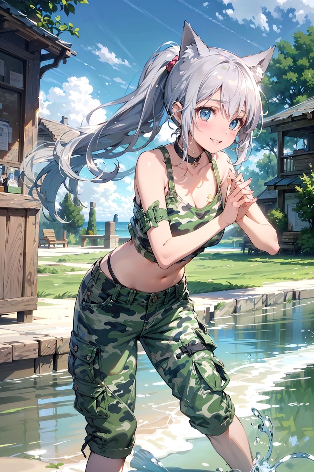 あはは✨こっち来なよ🐺✨