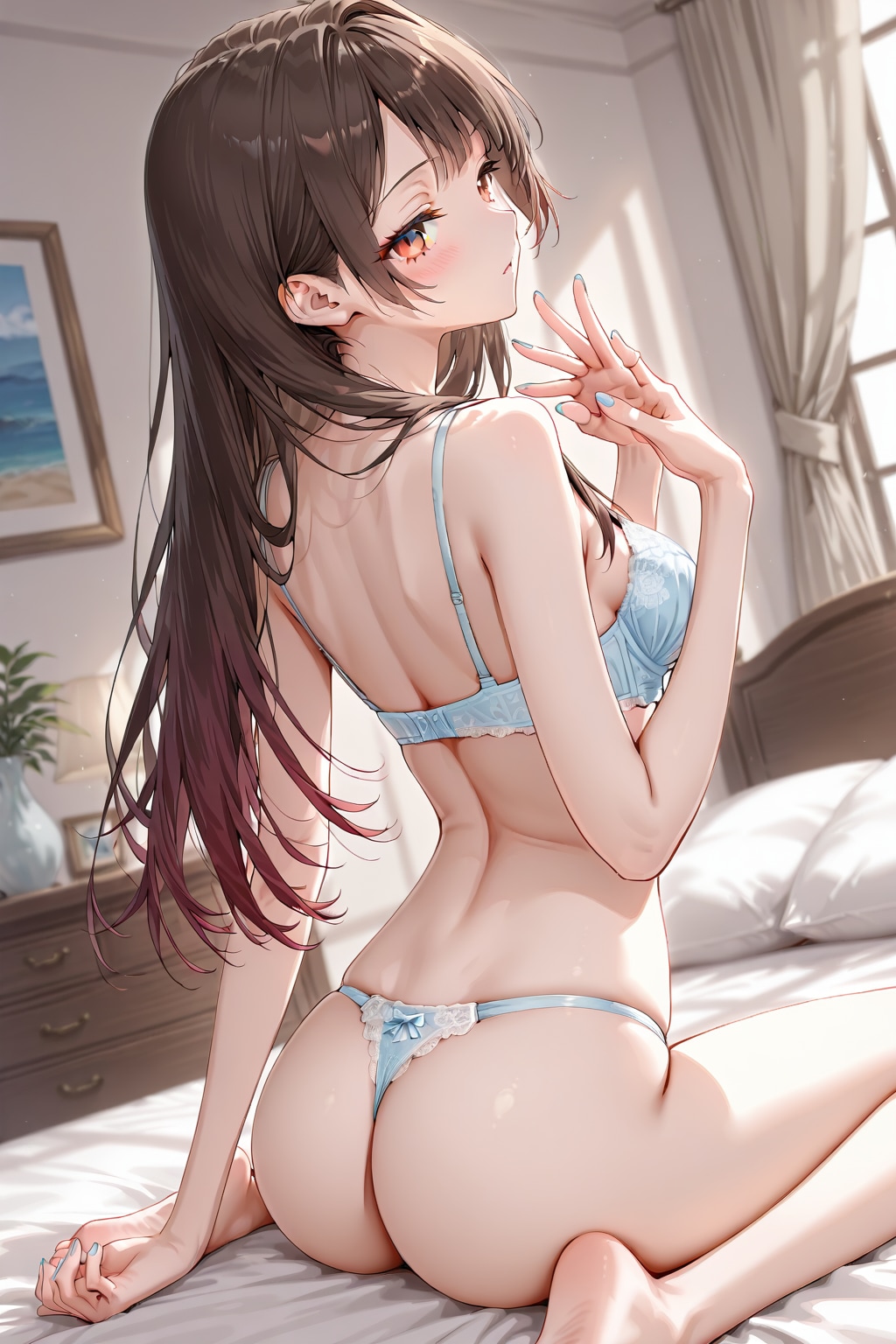 Lingerie　brassiere & thong panties　HAPPY & QILIN