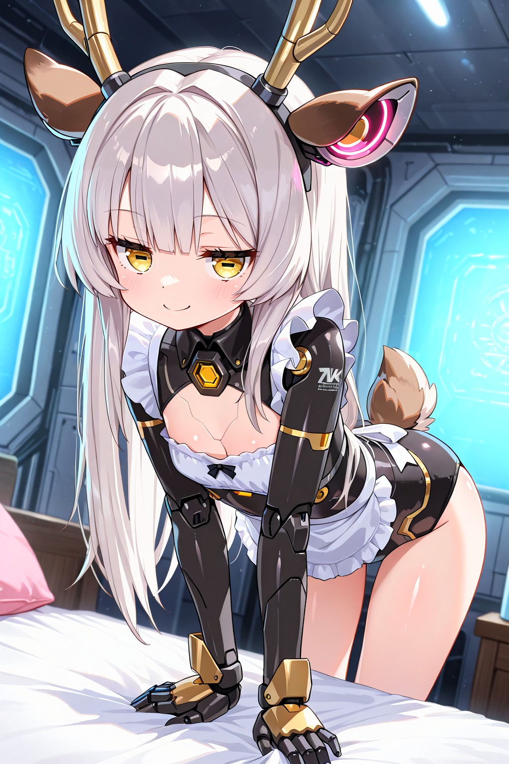 鹿角メイドメカ娘