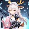 鹿角メイドメカ娘 3枚目