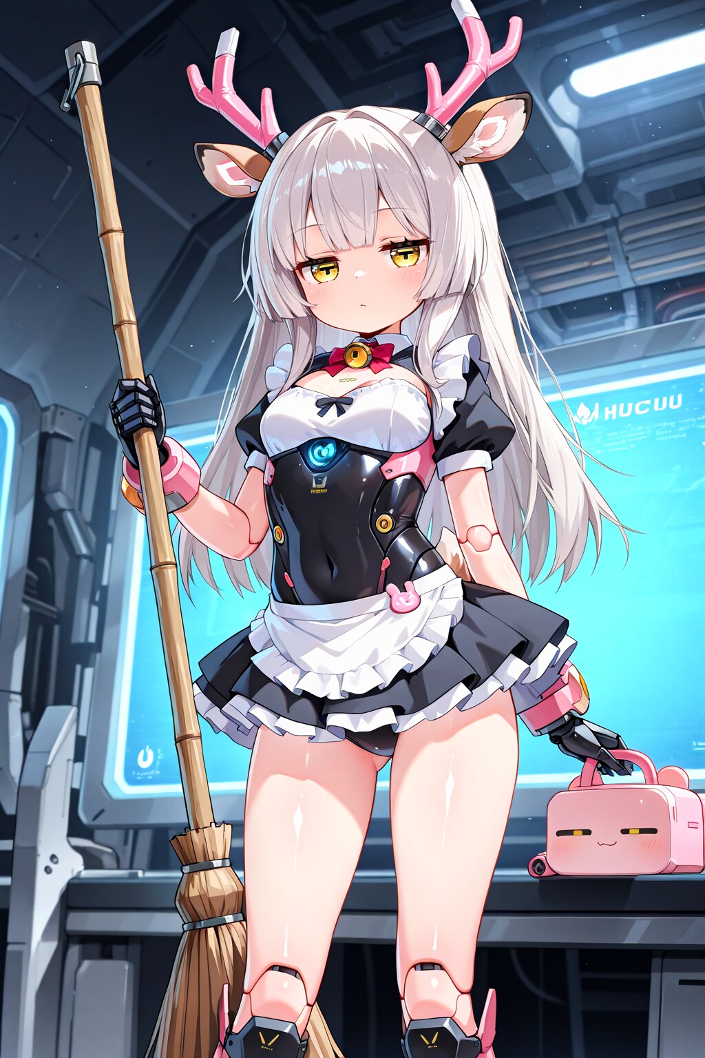 鹿角メイドメカ娘