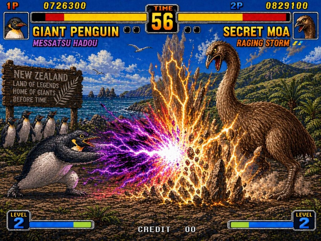 ドット絵格闘ゲーム「ペンギンファイター」