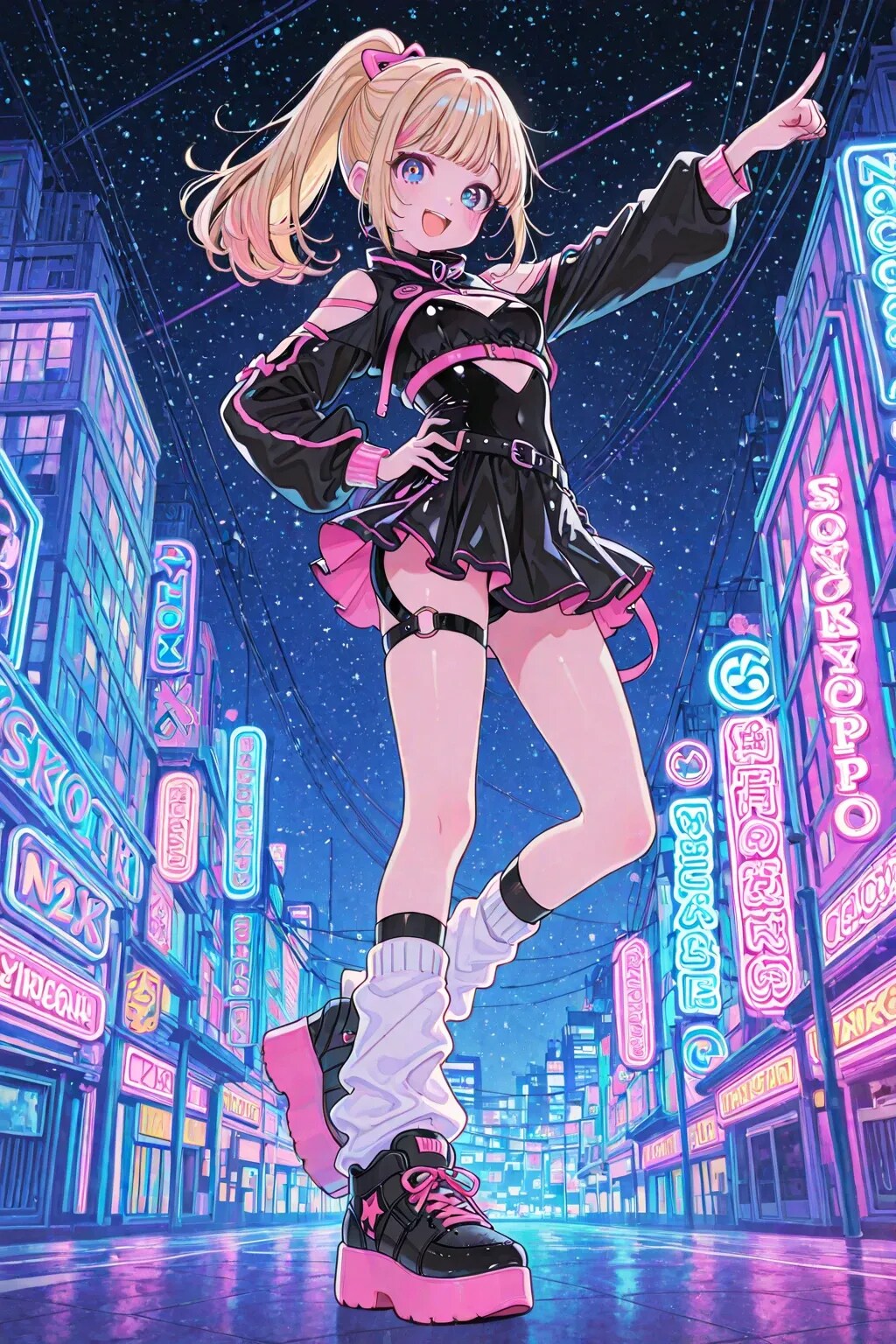 都会の星空